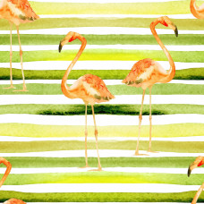 Limited Edition flamingó mintás kültéri bútorszövet 